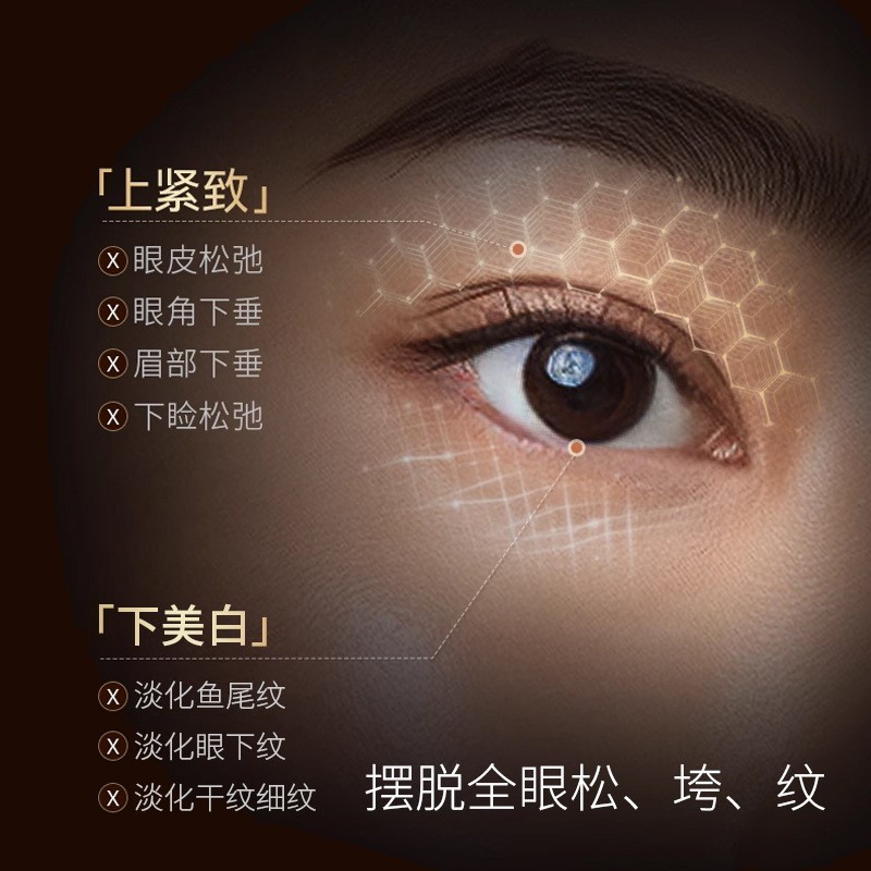 国内销售英文版淡黑紧致眼霜抗皱去眼袋黑眼圈OEM加工定制ODM图3