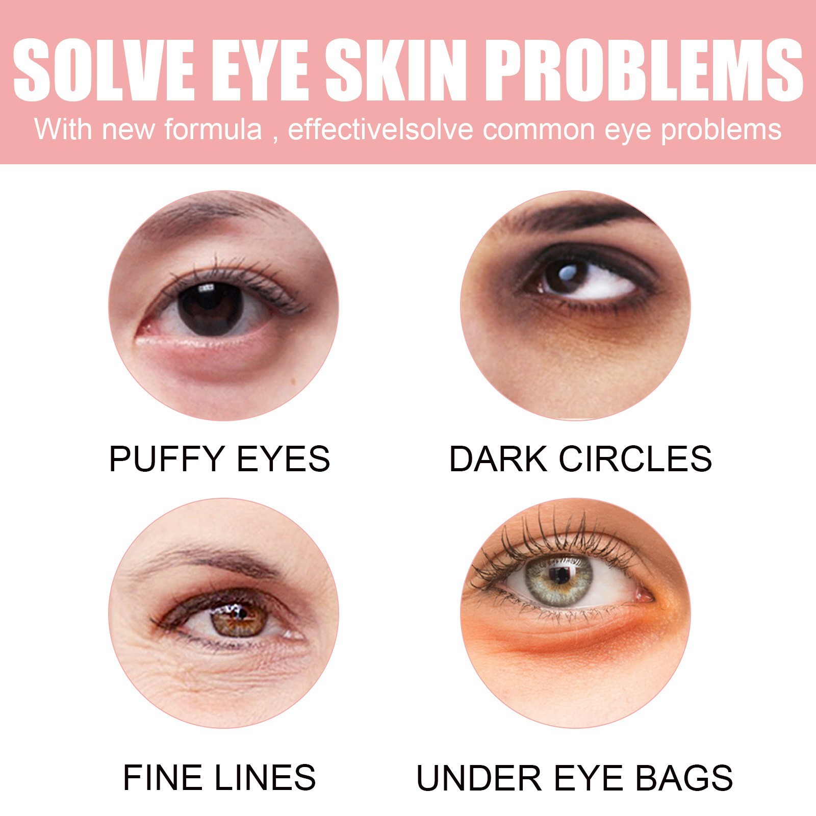 粉红玫瑰外贸眼膜淡化眼角细纹眼袋黑眼圈紧致抗皱焕亮眼周图2