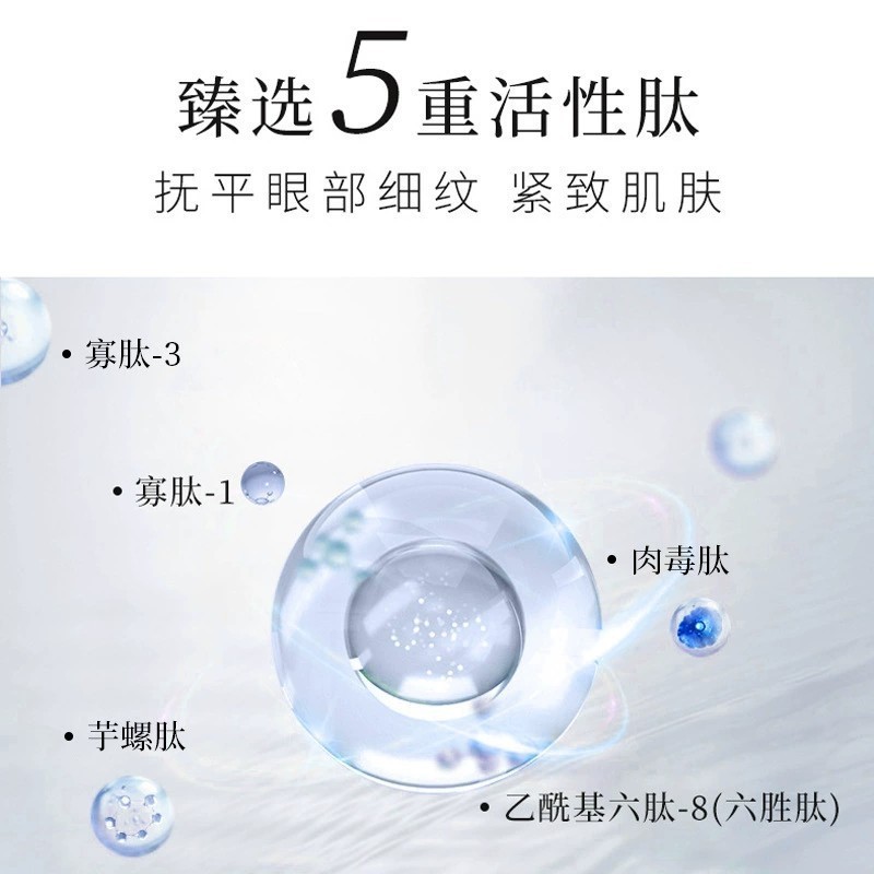 类蛇毒肽冻干眼膜套盒OEM定制速溶修护淡黑眼圈纹免洗眼纹贴图2