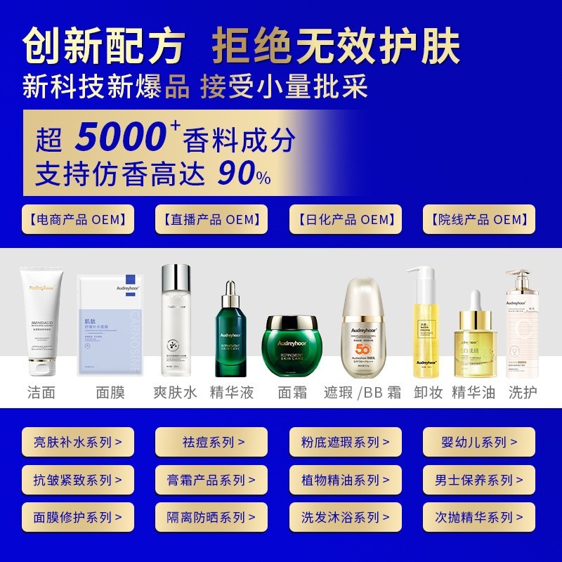 OEM代加工清肌祛痘洁面乳温和深层清洁控油不紧绷清爽补水洗面奶图3