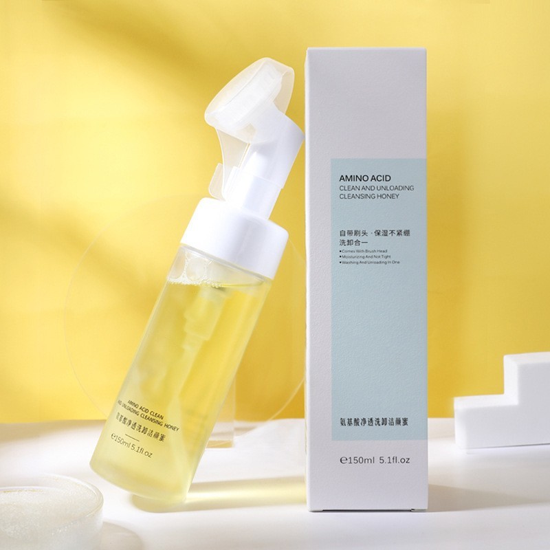 定制氨基酸洁面慕斯加工贴牌净透洗卸洁颜蜜清爽洗面奶oem代加工图3