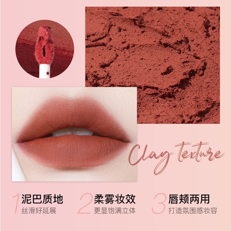 唇泥哑光雾面丝绒唇泥oem口红唇釉唇泥ODM加工定制ins风唇釉图3