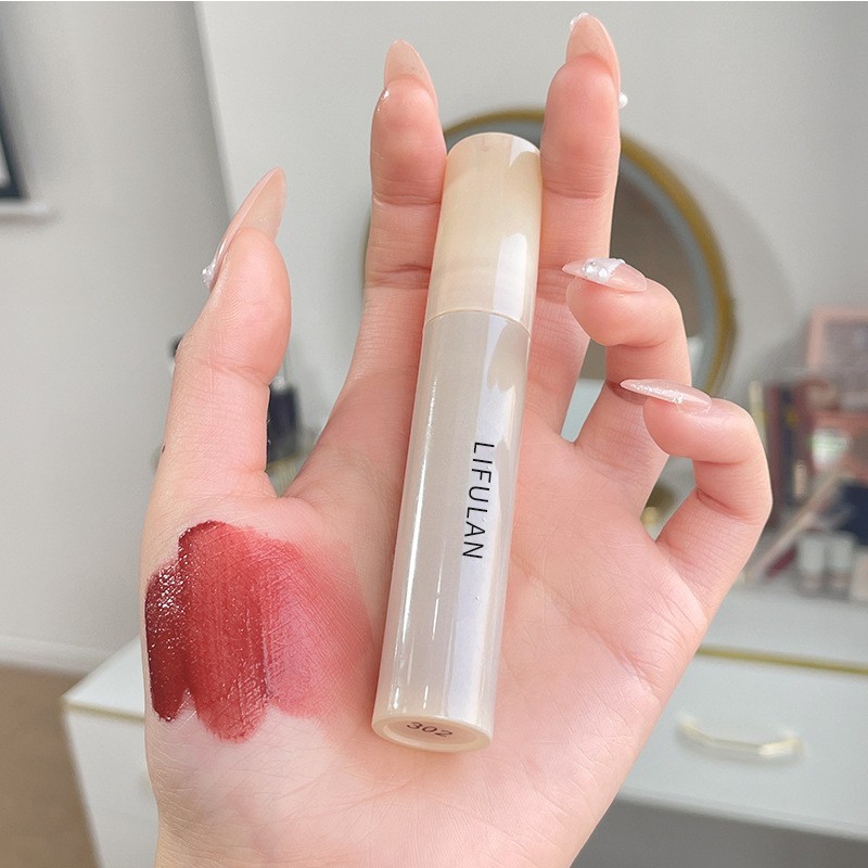 口红唇釉定制代加工哑光雾面丝绒不易掉色浮雕细管口红贴牌OEM图4