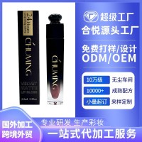 跨境显色饱和不掉色丝绒哑光口红不掉色滋润不易沾杯唇釉加工定制