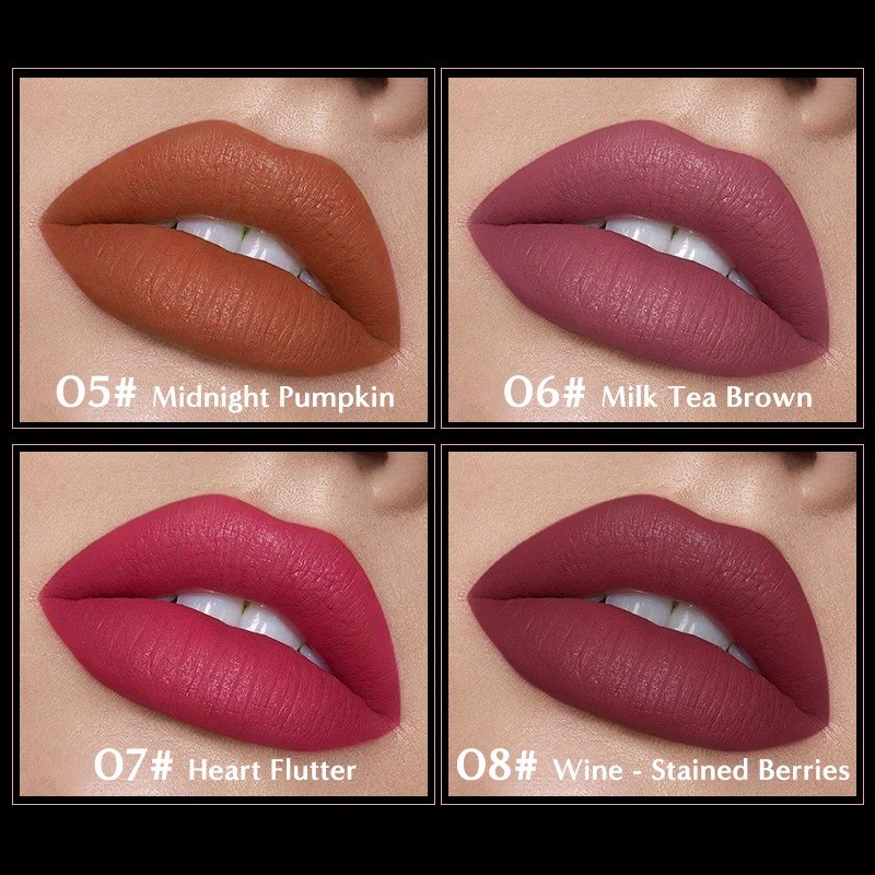 跨境显色饱和不掉色丝绒哑光口红不掉色滋润不易沾杯唇釉加工定制图2