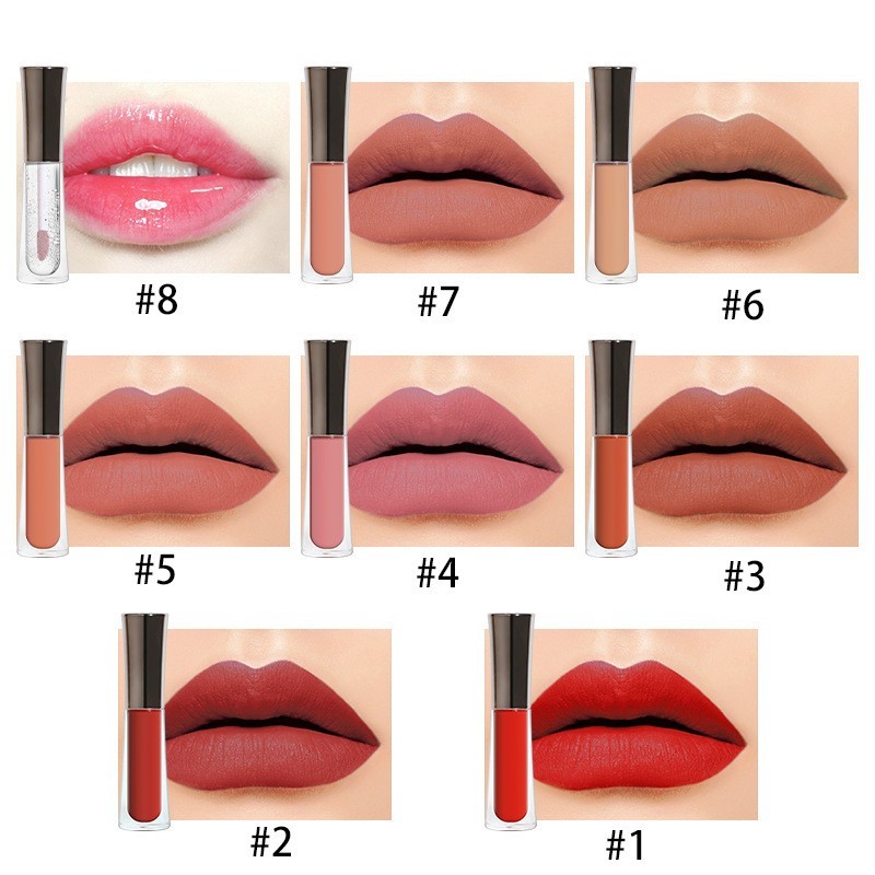 跨境唇釉化妆品定制哑光不沾杯口红lip gloss防水持久唇彩无logo图4