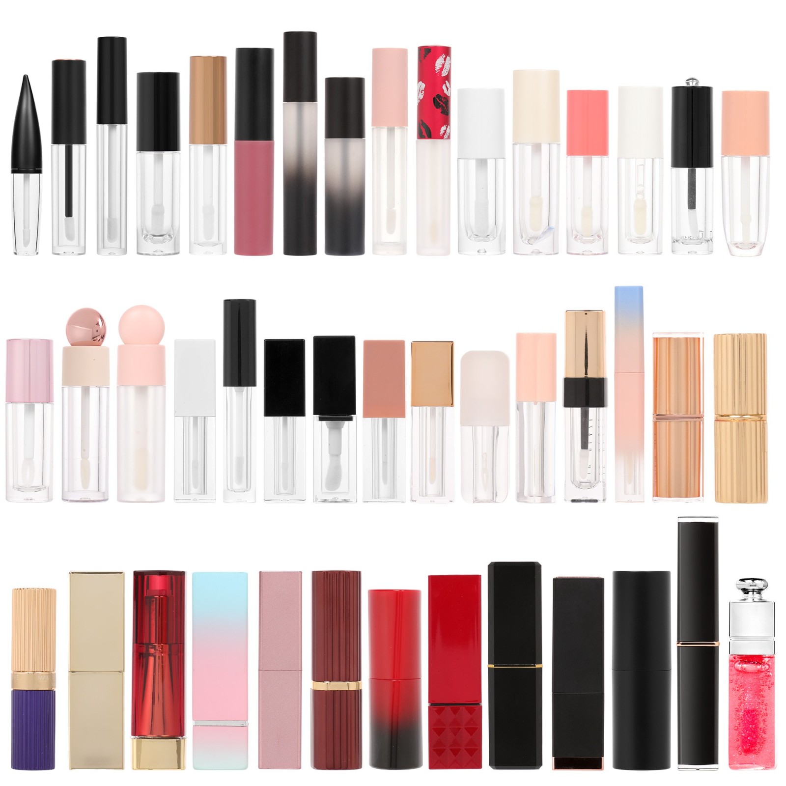 跨境无logo彩妆唇釉加工定制lip gloss变色唇油嘟嘟唇蜜唇彩图2