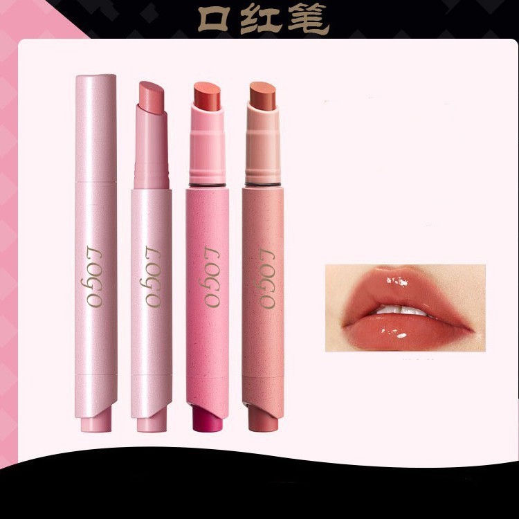 定制水光固体唇蜜口红笔镜面玻璃唇水润清透显白口红笔OEM/ODM图2
