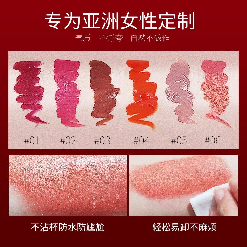 OEM/ODN代加工厂唇釉丝绒雾面哑光保湿唇彩显白图5