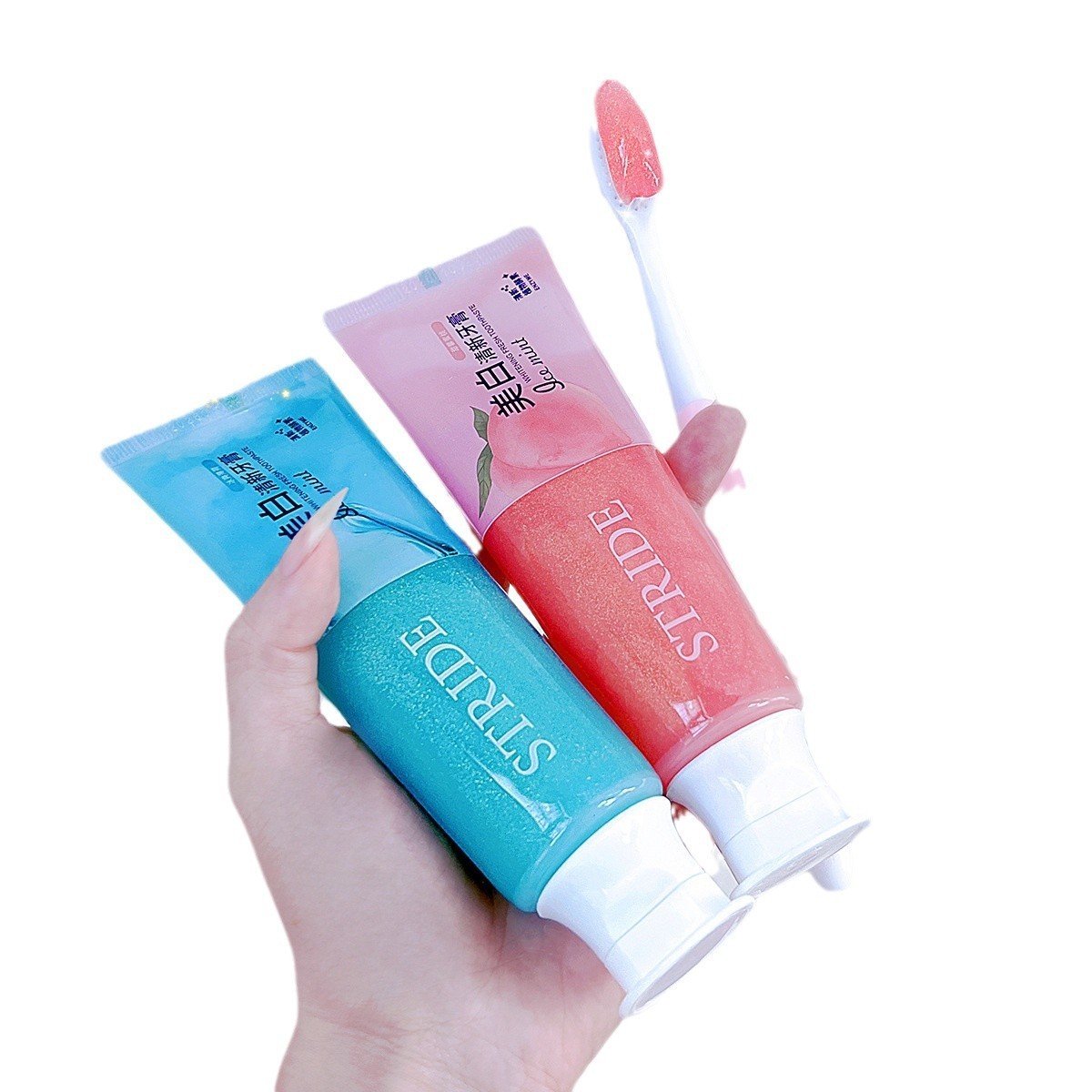 薄荷味水蜜桃味美白牙膏益生菌牙膏OEM 代加工厂 贴牌加工定制图5