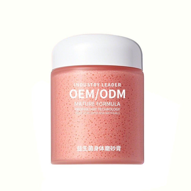 OEM身体磨砂膏温和清洁去角质去鸡皮啫喱改善干燥嫩滑美肌凝胶图5