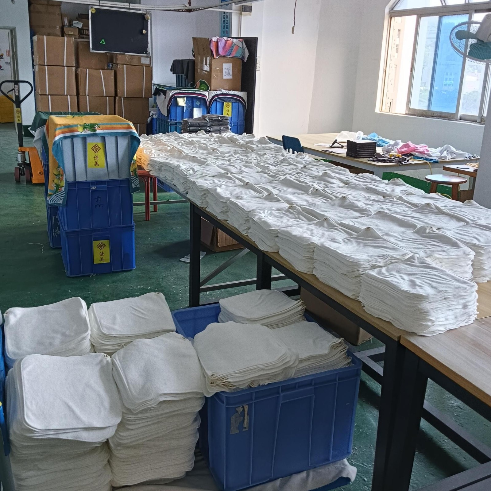 跨境亚马逊清水竹棉全棉卸妆毛巾 环保纤维4层全棉棉纱皱布卸妆巾图3