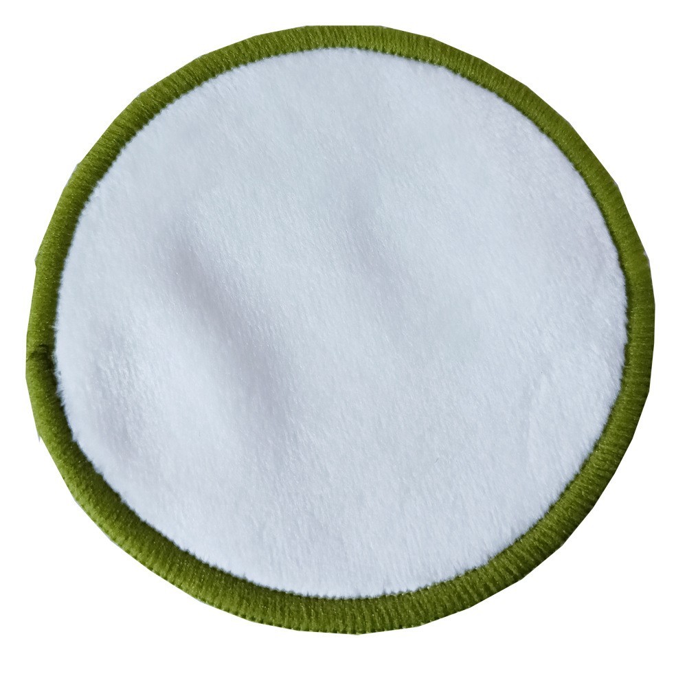 跨境水晶绒卸妆棉垫源头RPET超柔洗脸粉扑圆形垫清洁洁面图5