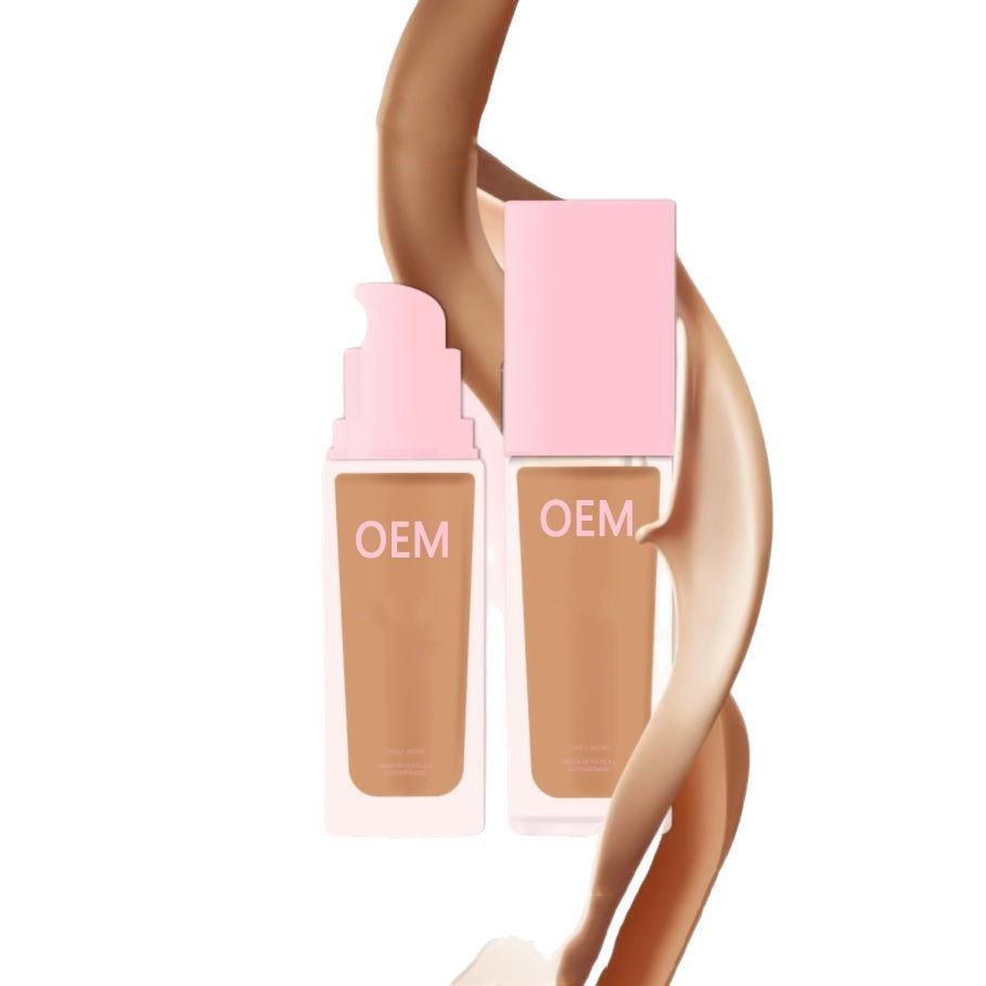 外贸粉底液定制OEM持久不脱妆保湿遮瑕膏持久底妆遮瑕液贴牌代工图5
