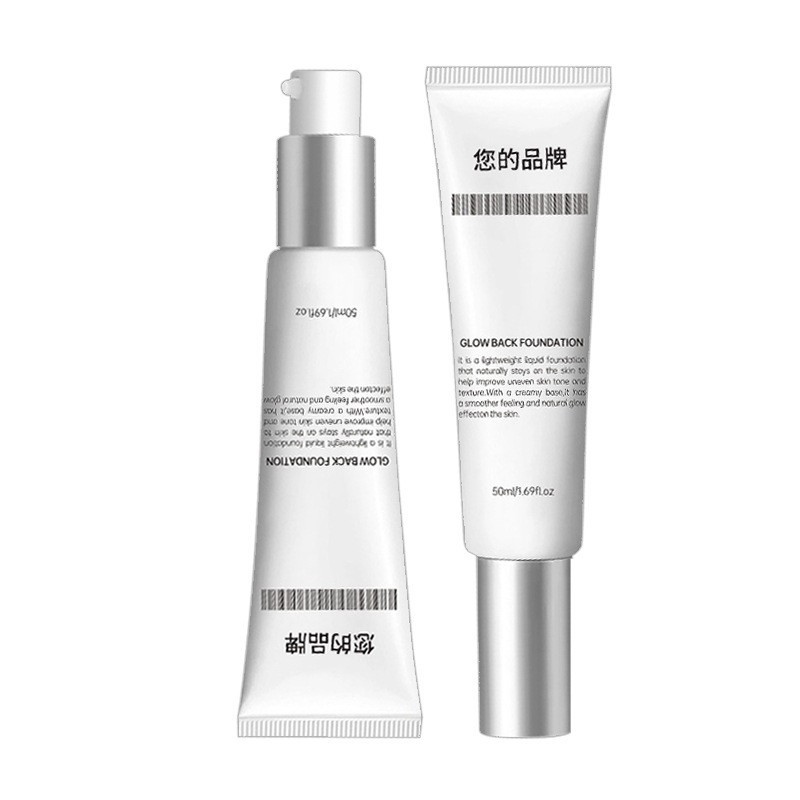 化妆品OEM回头霜发光粉底液防水持妆养肤隔离遮瑕滋润保湿不卡粉图5