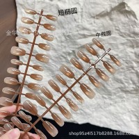 秋冬新款金枝玉叶30片分码美甲穿戴甲