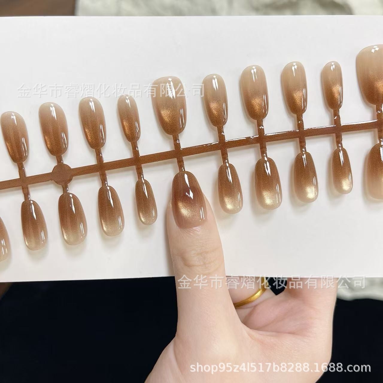 秋冬新款金枝玉叶30片分码美甲穿戴甲图5