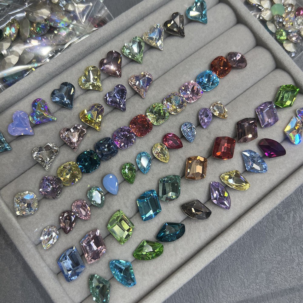 混色美甲 K9尖底钻小猴子拼色包DIY装 美甲饰品图2