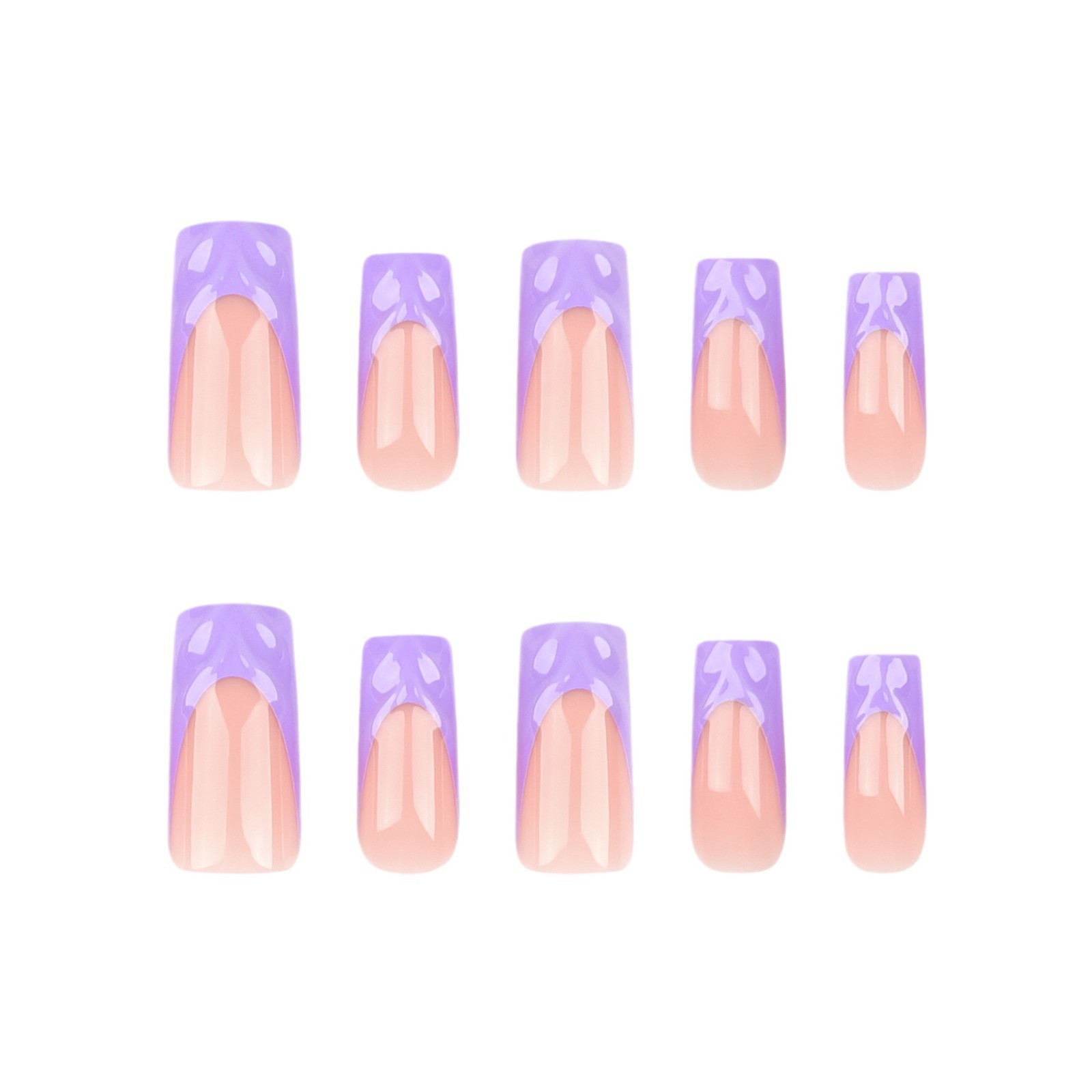 法式穿戴甲来图订制轻加工3D甲片定制穿戴美甲假指甲工厂图3