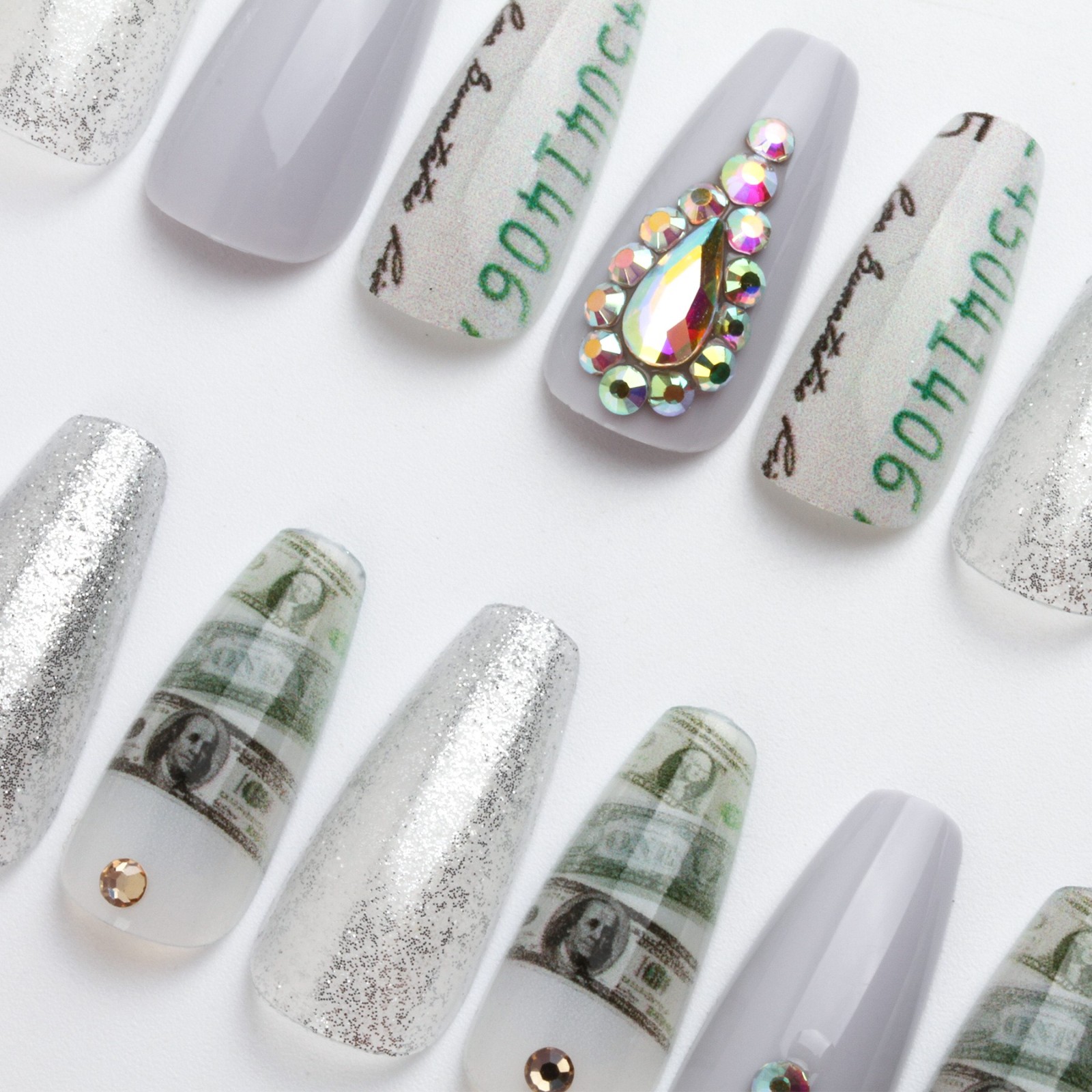 30片成品穿戴甲INS风欧美个性风中长甲片指甲贴片定制源头大厂图4