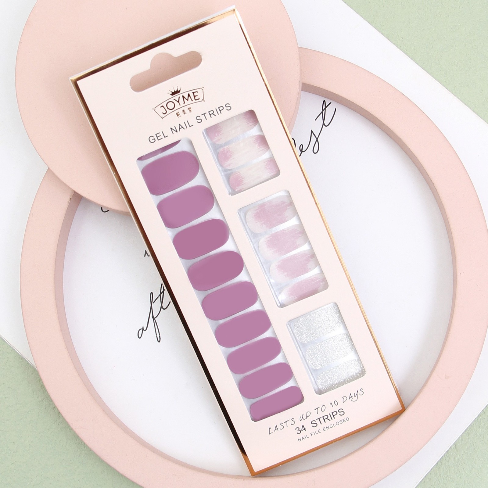 美甲贴纸OEM加工定制美甲工厂多工艺指甲贴纸定制跨境热销贴纸图4