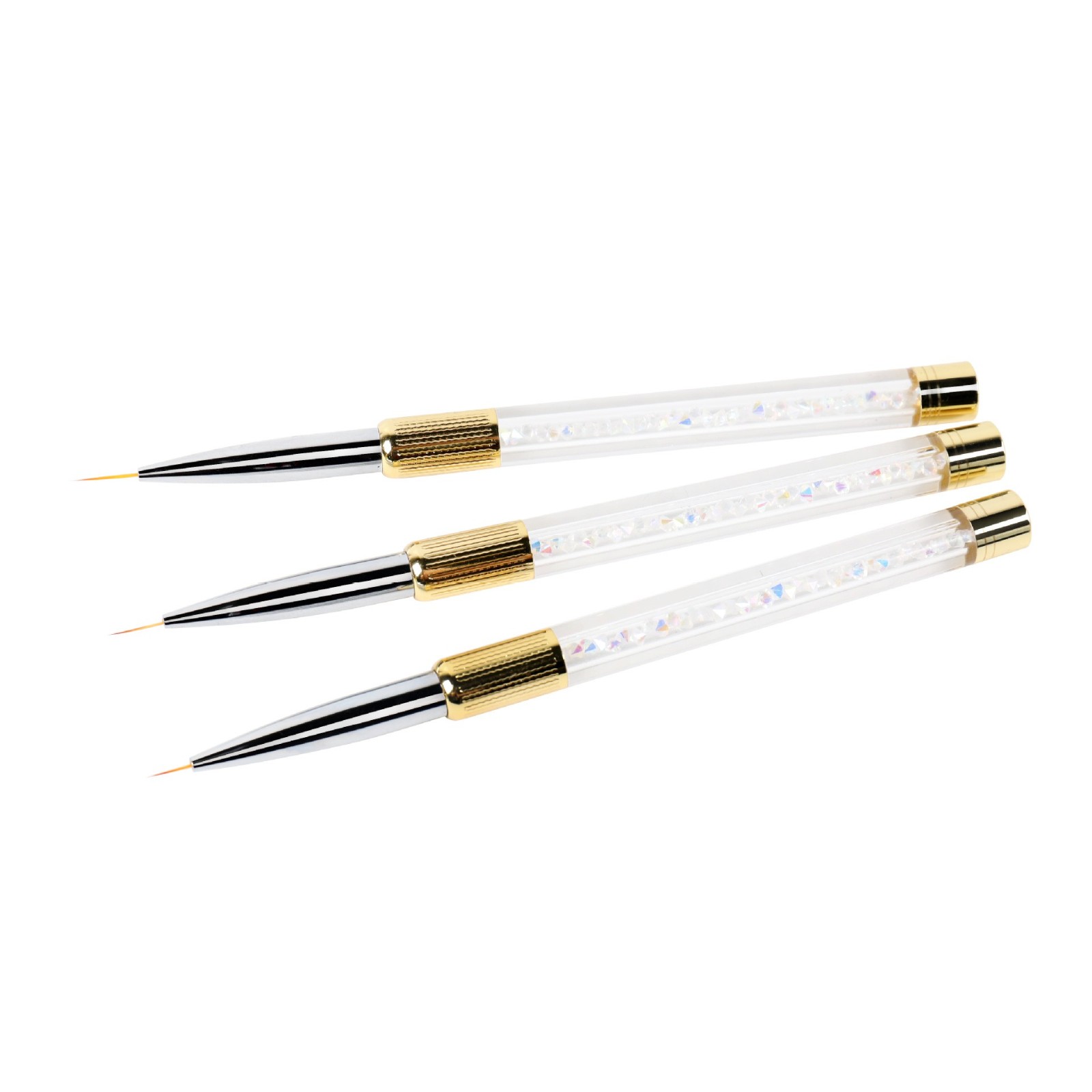 工厂定制装钻美甲拉线笔彩指甲绘拉线美甲工具棋盘格水波纹笔图3