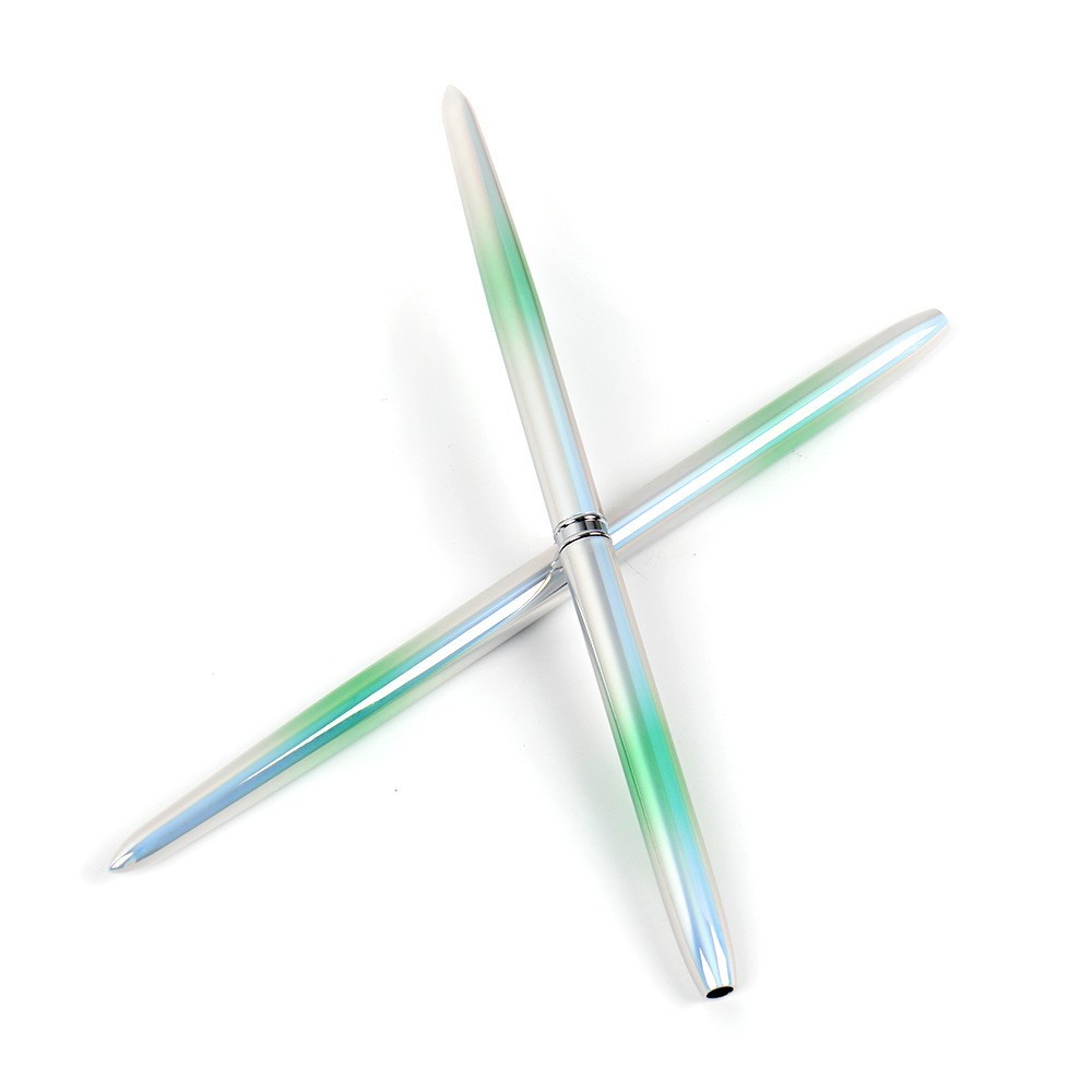 定制加印logo绿色渐变珠光杆美甲笔套装拉线笔彩绘笔光疗笔晕染笔图2