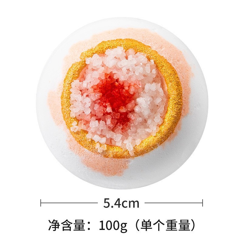 定制水晶浴盐球泡澡去角质精油海盐泡澡球代加工亚马逊贴牌浴盐球图5