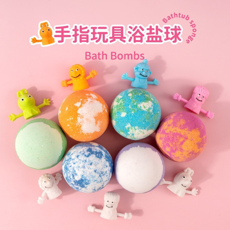 定制玩具浴盐球温和泡澡球代加工爆炸浴盐spa球沐浴贴牌浴盐球图4