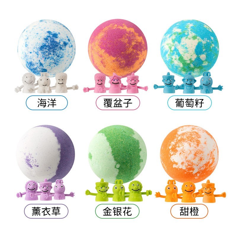 定制玩具浴盐球温和泡澡球代加工爆炸浴盐spa球沐浴贴牌浴盐球图5