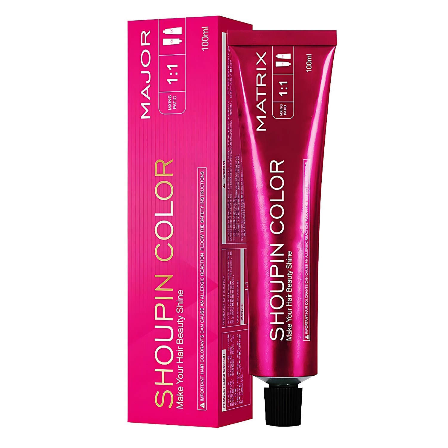 跨境定制英文无氨染发膏单支色膏盖白发多段色一步到位黑茶灰色剂图5