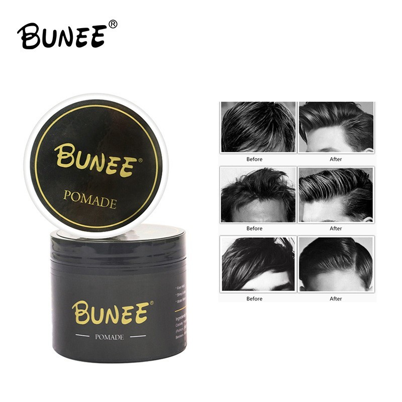 BUNEE复古发蜡持久强力定型发泥蓬松造型油头自然亮光大背头保湿图3