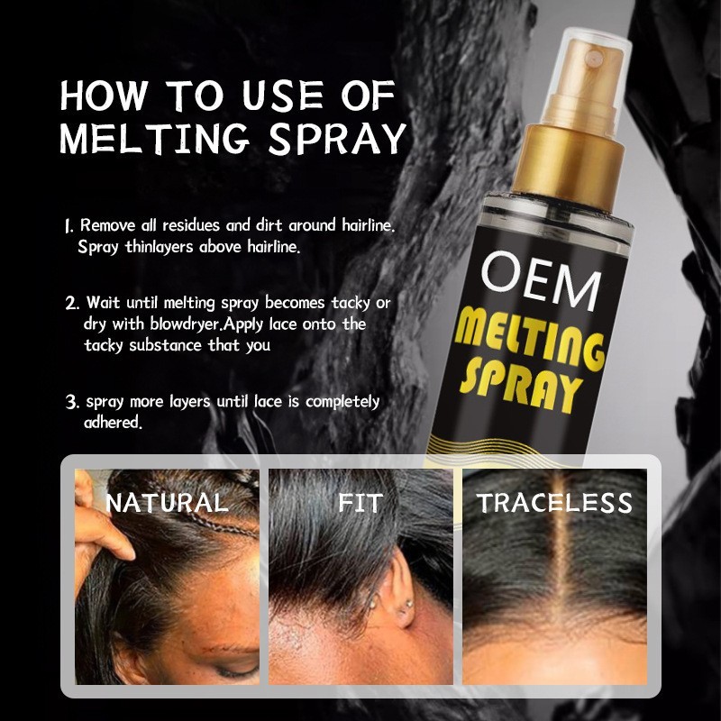 假发定型喷雾OEM贴牌跨境Styling spray外贸Forming spray代加工图4