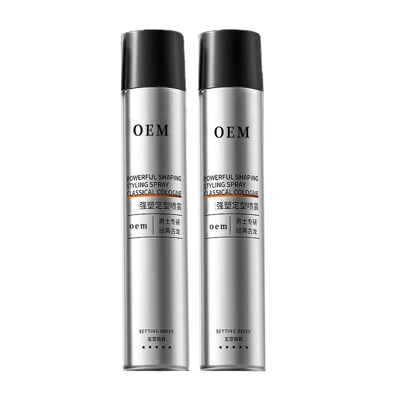 定制发胶喷雾男士持久造型保湿啫喱膏头发干胶自然蓬松水发蜡发泥图5