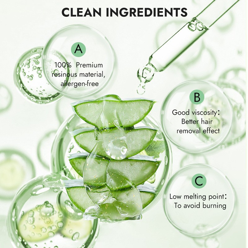 蜜蜡脱毛支装滚轮蜡条脱毛蜡脱毛膏私处腋下软蜡全身可用图2