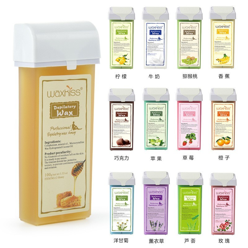 蜜蜡脱毛支装滚轮蜡条脱毛蜡脱毛膏私处腋下软蜡全身可用图4