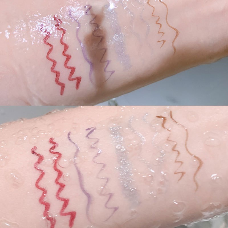眼线液笔防水不易晕染彩色不易脱色持久快干极细软毛头初学者图4