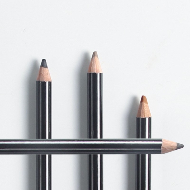 专业纹绣师化妆师眉笔圆芯硬芯双头带刷顺滑好上色根根分明图5