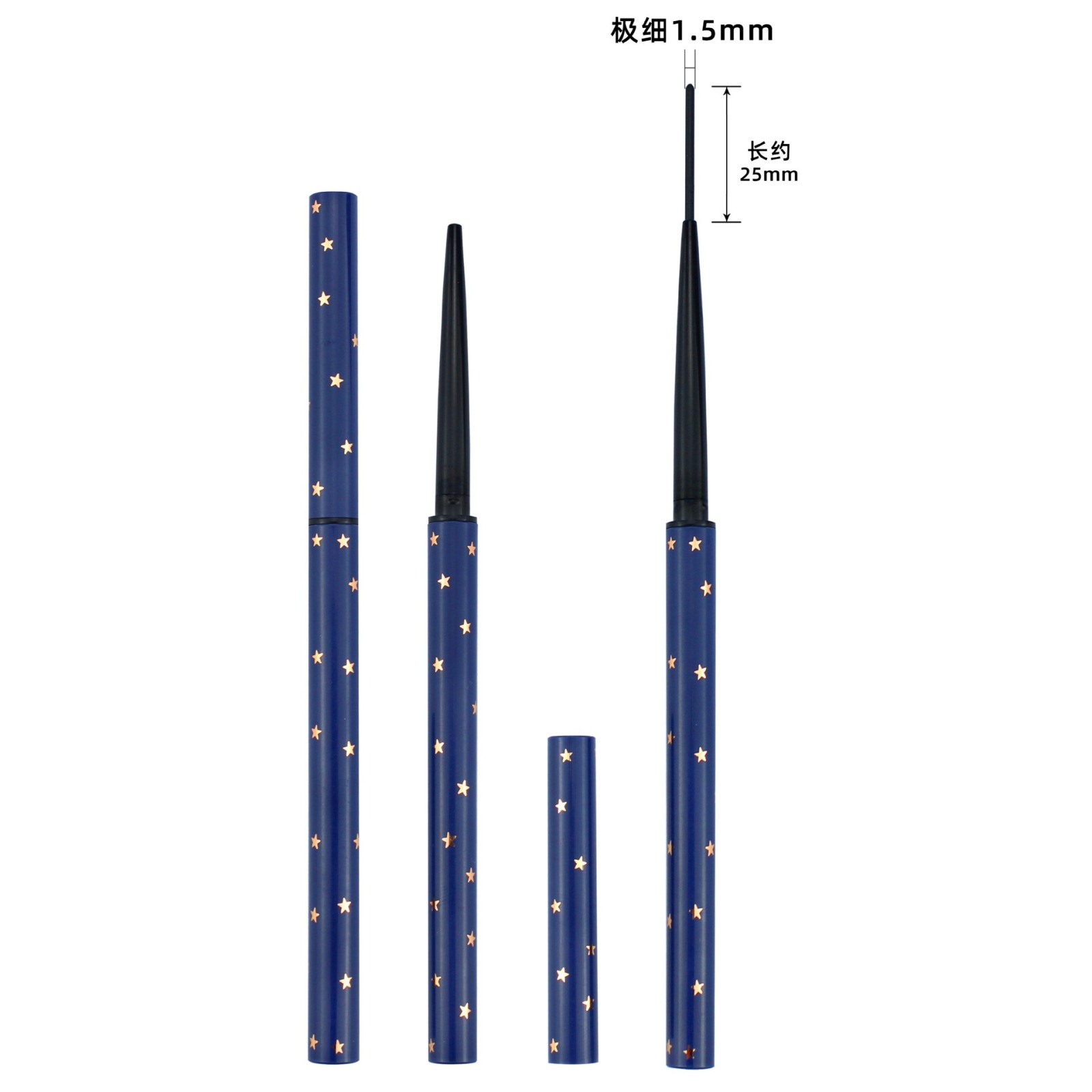 工厂代加工流星眼线胶笔防水防汗不晕染1.5mm极细眼线膏笔定制oem图5
