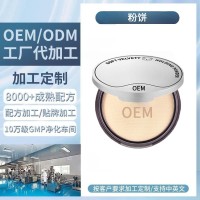 OEM定制轻柔持妆粉饼持妆自然柔焦哑光遮瑕不拔干散粉厂家ODM贴牌