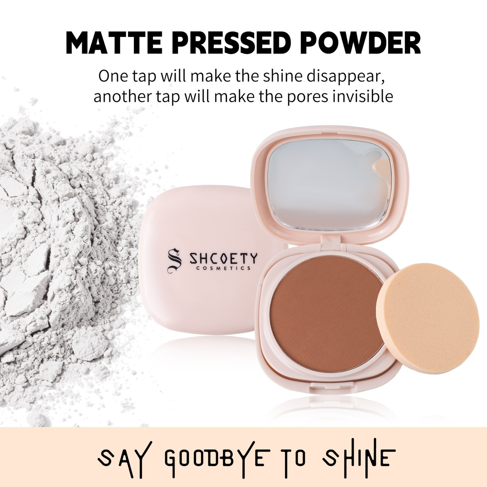 定妆粉饼粉底蜜粉散粉亚马逊防水遮瑕粉膏控油粉饼跨境图5