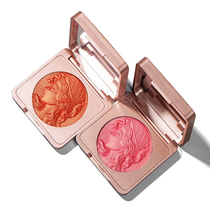 天使浮雕腮红定制一体盘腮紫渐变腮红修容粉OEM高光粉贴牌代加工图5