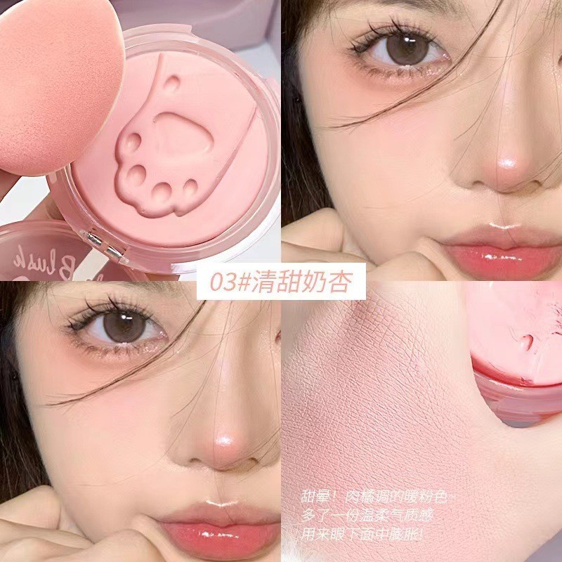 土豆泥腮红膏定制腮红泥修容高光一体盘腮红盘厂家OEM贴牌代加工图4