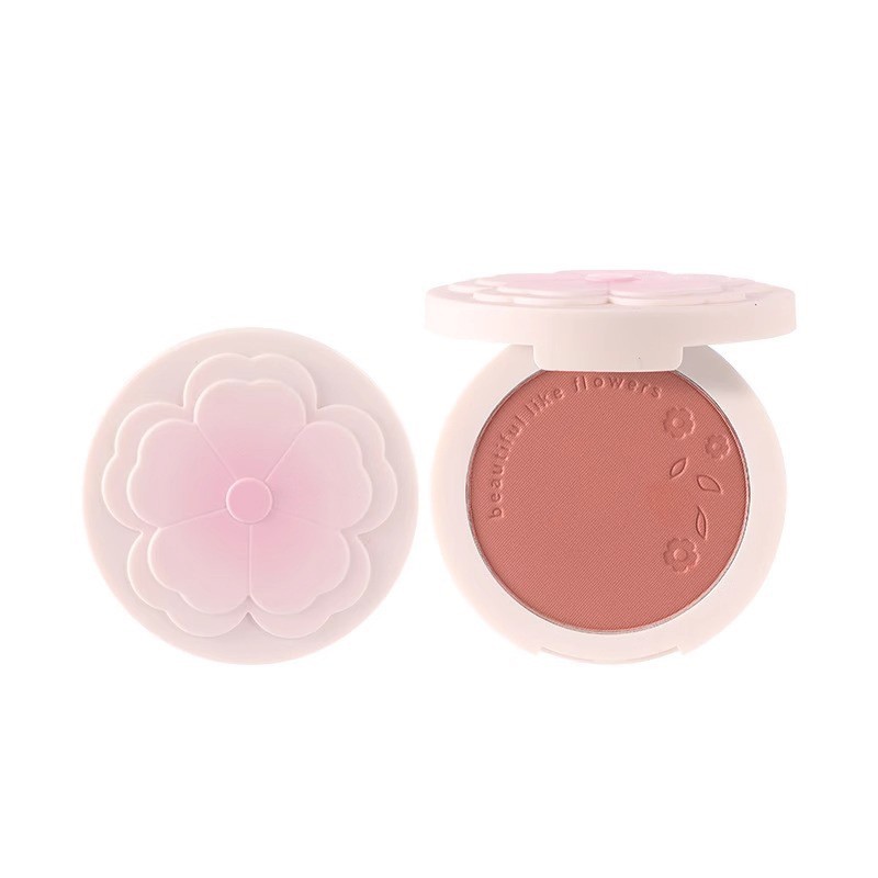 微闪粉嫩腮红定制高光修容盘哑光提亮面部彩妆厂家OEM贴牌代加工图5