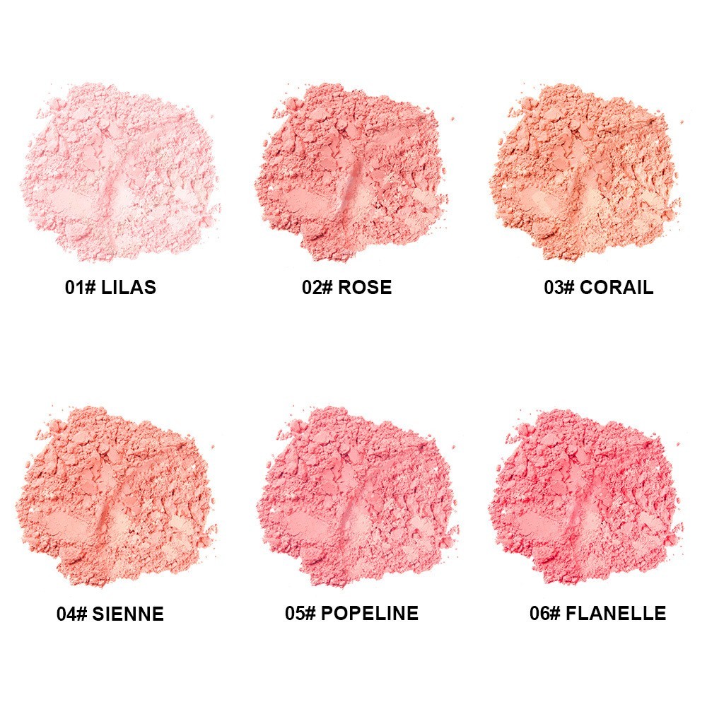 跨境无LOGO定制持久防水防汗不卡粉不脱妆哑光散粉腮红图4