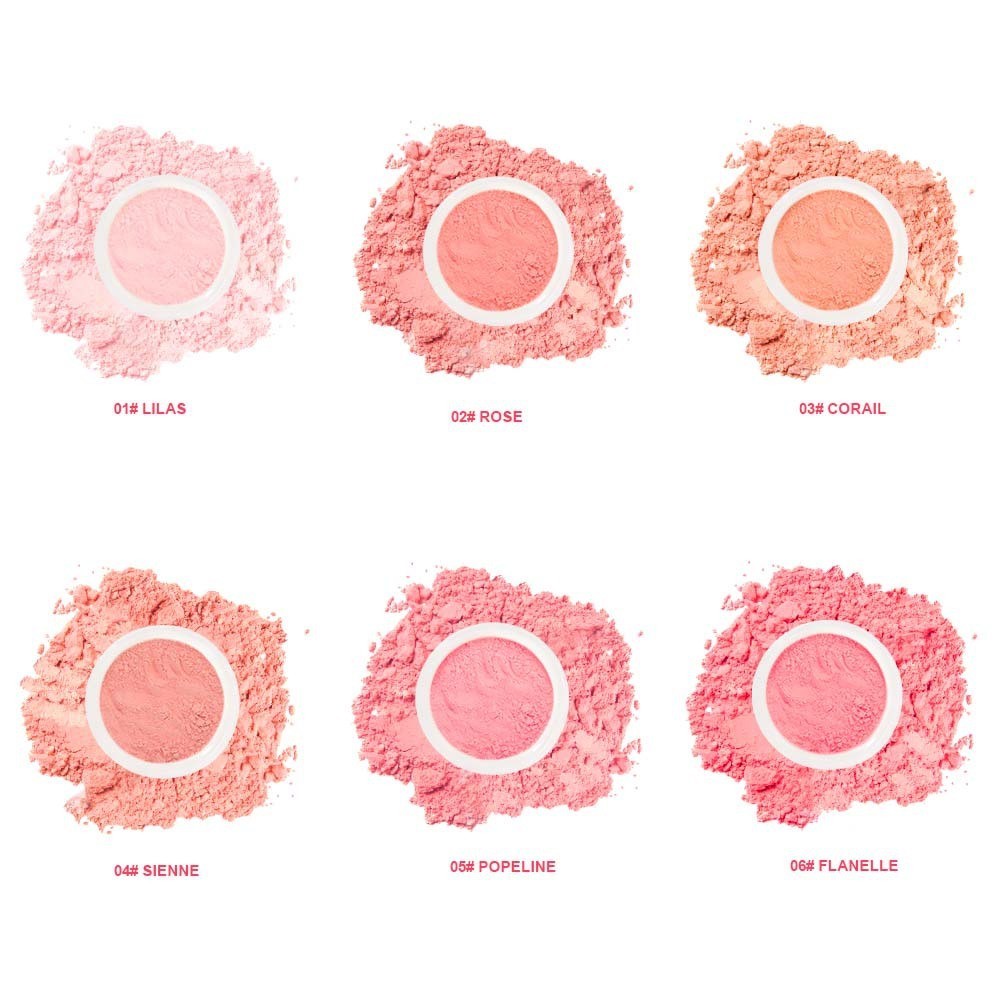 跨境无LOGO定制持久不脱妆防水控油不卡粉提亮胭脂腮红散粉图3