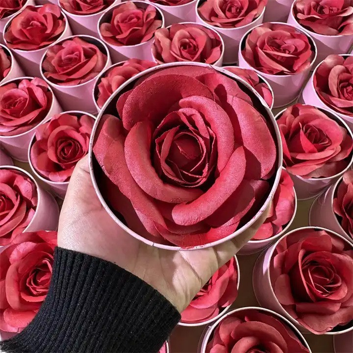 定制花卉3D玫瑰花瓣腮红高光化妆腮红紫粉纯素粉腮红代加工OEM图3