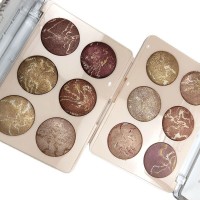 腮红裸妆自然提亮胭脂彩妆修容盘高光一体盘 跨境专供