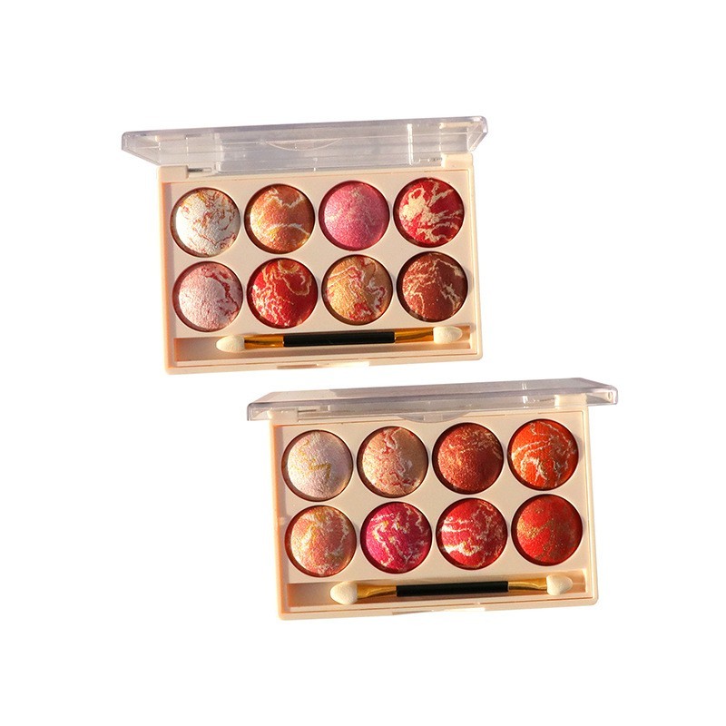 腮红裸妆提亮肤色胭脂彩妆修容盘高光一体盘 跨境专供图2