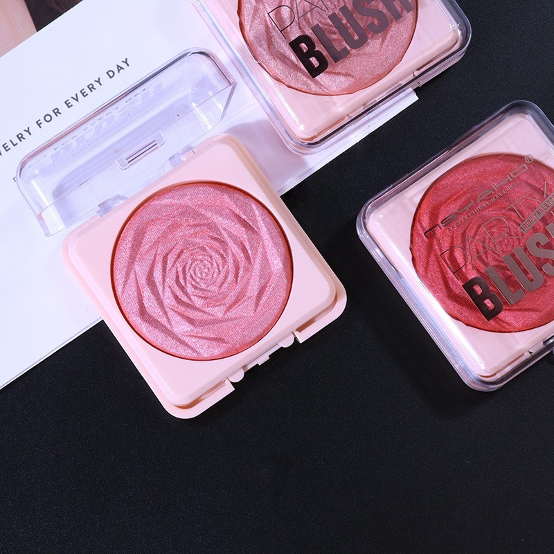 腮红裸妆自然提亮肤色胭脂彩妆修容盘单色腮红潮跨境外贸图4